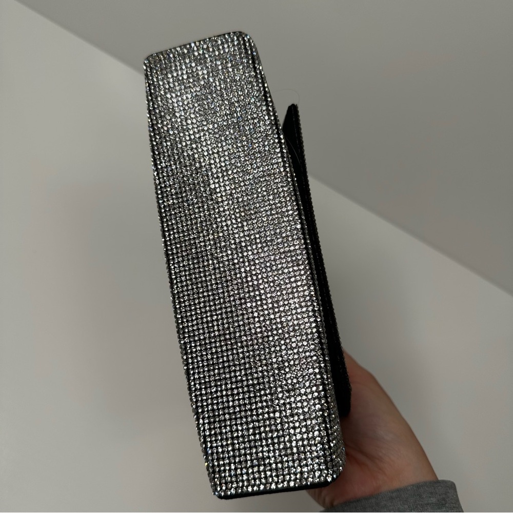 Sparkly Rhinestone Mini Top Handle Crossbody Purse - Picture 5 of 7